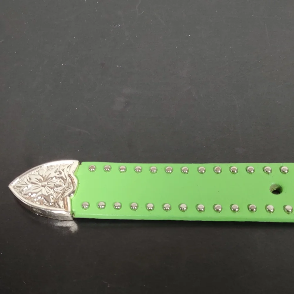 Nocona Green Leather Belt